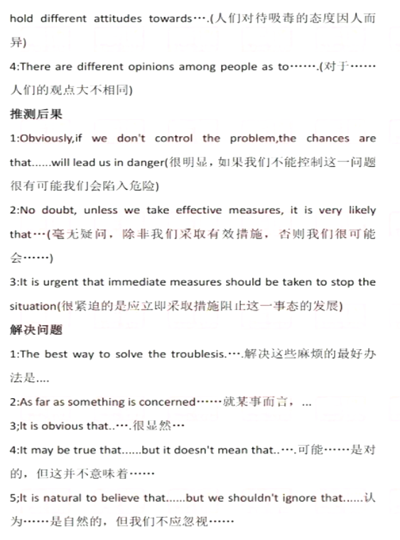 四川2024年統(tǒng)招專升本英語(yǔ)作文高分模板(圖2)