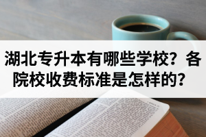 湖北專升本有哪些學(xué)校？各院校收費標(biāo)準(zhǔn)是怎樣的？