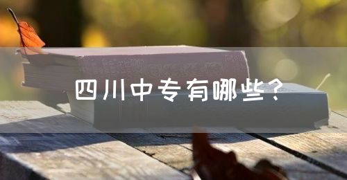 四川中專有哪些？(圖1)