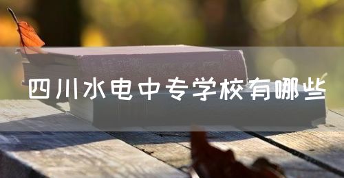 四川水電中專學(xué)校有哪些？(圖1)