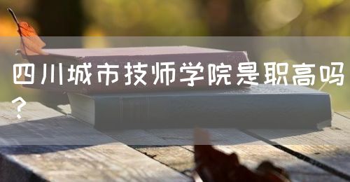 四川城市技師學院是職高嗎？(圖1)