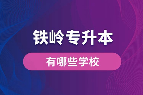 鐵嶺專升本有哪些學(xué)校？