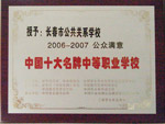 長春市公共關(guān)系學(xué)?！W(xué)校榮譽