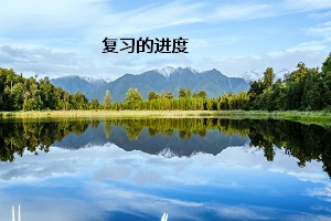 復習的進度