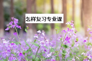 怎樣復(fù)習(xí)專(zhuān)業(yè)課