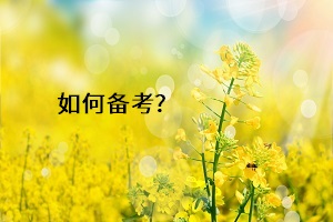 如何備考？