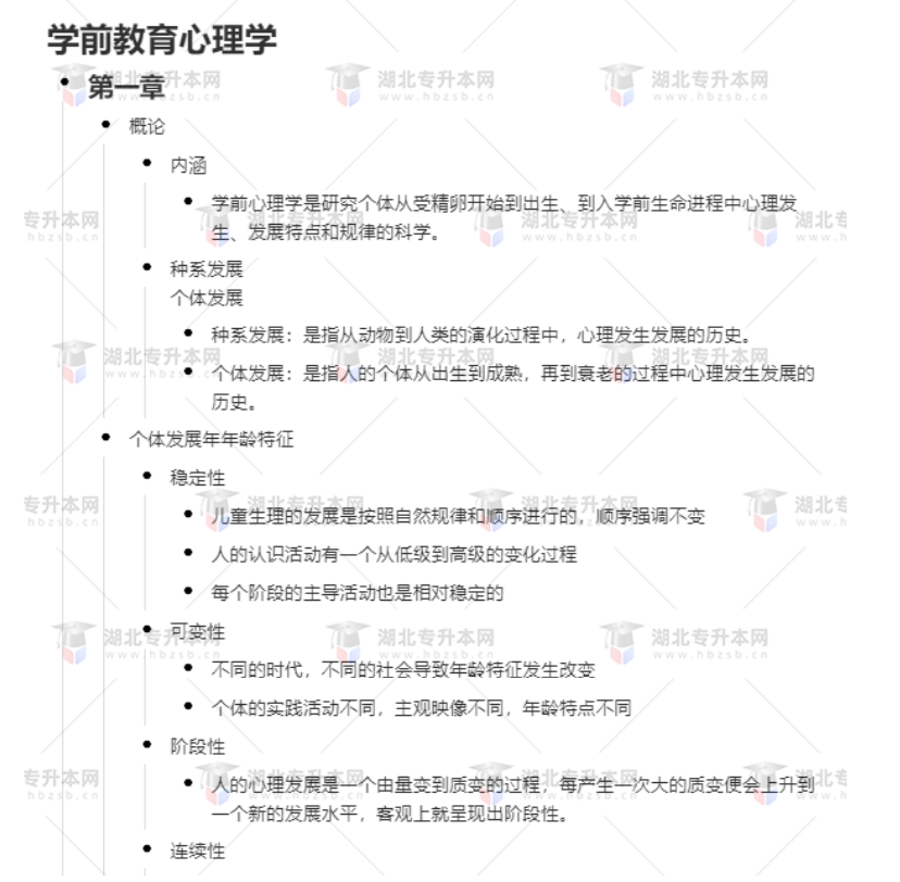 專升本學(xué)前教育心理學(xué)考什么？難考嗎？有哪些重要考點？